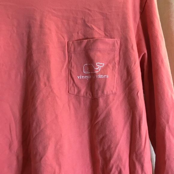 Pink Vineyard Vines long sleeve tee - Picture 2 of 4